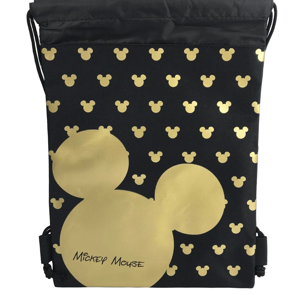Mickey Mouse Disney Drawstring Backpack Tote Bag - image 5